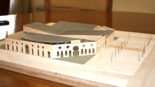plaça, braus, figueres, maqueta
