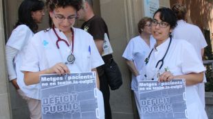 protesta, sou, metges, infermeres, sanitaris