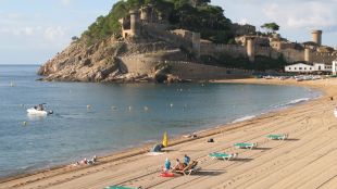 platja, gran, tossa