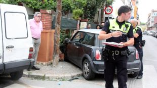 accident, freser, encruament, cotxes
