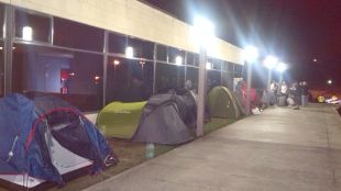 hospital, blanes, acampada