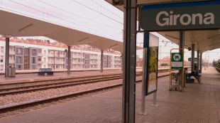 estació, tren, RENFE, Girona