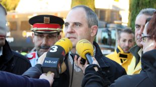 Albert Ballesta durant l'incendi del Baix Empordà el 2013 © ACN