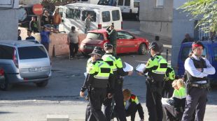 Operatiu al barri gitano de Figueres, la setmana passada (arxiu) © ACN