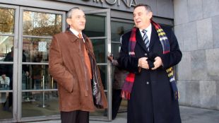 El cap de Protocol de la Diputació de Girona, Josep Maria Amargant, i l'exassessor d'UDC Fidel Rincón © ACN