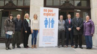 Un instant durant la presentació de la campanya 'No puc esperar!' © Ajuntament de Girona
