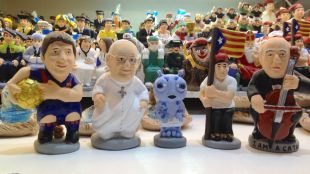 El caganer independentista entre altres més venuts enguany © ACN
