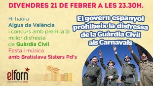 Cartell de la festa de carnestoltes del Forn