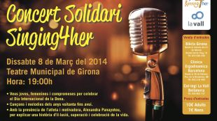 Cartell del concert solidari