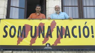 josep maria rufí, josep mª rufí, joan maragall, pancarta, estatut