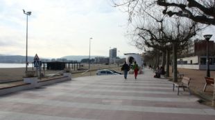 Passeig Marítim de Palamós aquest dimecres a la tarda © ACN