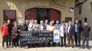 Un instant de la presentació de les 7enes Jornades Gastronòmiques del Suquet de Peix de Blanes