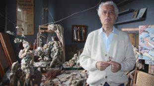 Antoni Pitxot al seu taller (arxiu) © ACN