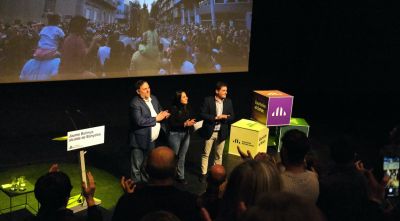 Jaume Butinyà i Oriol Junqueras presenten el projecte d'ERC pels propers quatre anys a Banyoles