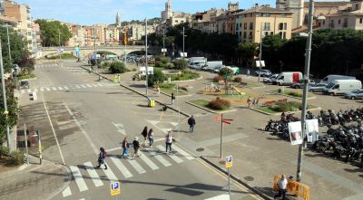 Girona restringirà el trànsit a la plaça de Catalunya i posarà una càmera de control d'accés