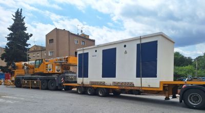 Endesa posa el nou transformador on es va cremar l'anterior a la Font de la Pólvora