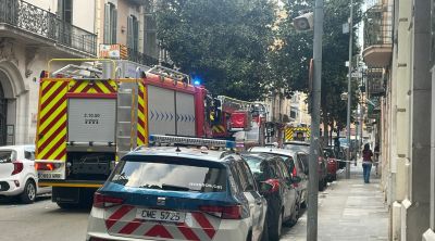 S'esfondra parcialment un habitatge al carrer Nou de Figueres