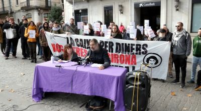 L’Ateneu Salvadora Catà de Girona acusa Caixabank d’especular per fer-los fora del local