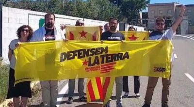 La CUP denuncia el tancament d’un camí públic a Sant Climent per exercicis militars