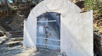 Palamós tanca la barraca de Cala Estreta per risc de despreniments