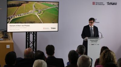 La variant d'Olot farà 11 quilòmetres, un 40% del tram soterrat i costarà 471,6 MEUR