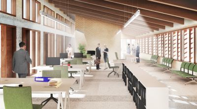 El nou edifici judicial de Santa Coloma de Farners pren forma amb l’horitzó posat en el 2030