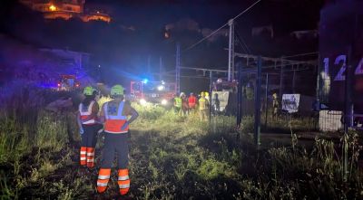 Simulacre d’incendi i evacuació d’un tren al túnel de Belitres entre Portbou i França