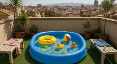 Alerten del risc de posar piscines a terrasses després de l’esfondrament de Girona