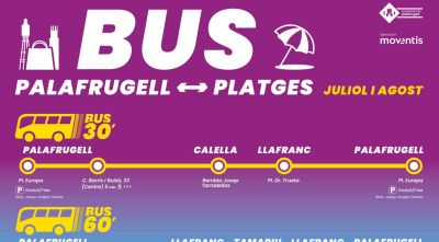Palafrugell reforça el bus a les platges amb més servei durant juliol i agost