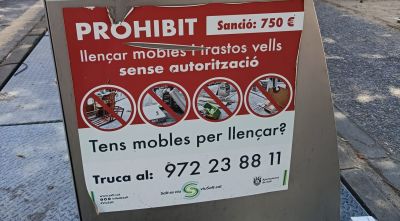 Salt denuncia 17 abocaments incontrolats amb un dispositiu policial de paisà