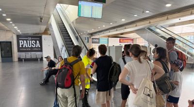 Sorpresa i resignació a l’R11 a Girona per les afectacions de l’esvoranc de Montcada