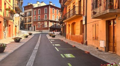 Molló recupera el centre històric per als vianants amb una reforma de més de 280.000 euros