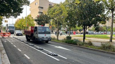 Salt reobre el trànsit al passeig Marquès de Camps però manté tancat el carril bici