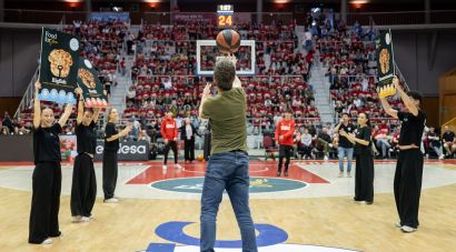 Un abonat del Bàsquet Girona guanya 10.000 euros fent tres cistelles