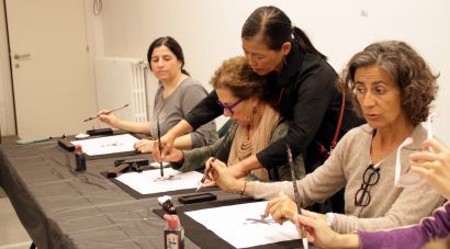 Girona celebra el Shodo Matsuri, el festival dedicat a la cal·ligrafia japonesa