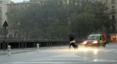 Les intenses pluges ja han deixat més de 100 litres a l'Alt Empordà
