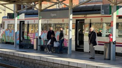 Indignació entre els usuaris de Rodalies a Figueres pels retards ''insostenibles''