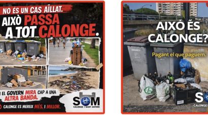 SOM Calonge admet que fa servir la IA en cartells però nega que sigui per ''desinformar''
