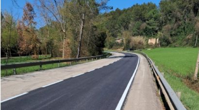 Territori millora el ferm de la C-150a entre Banyoles i Esponellà