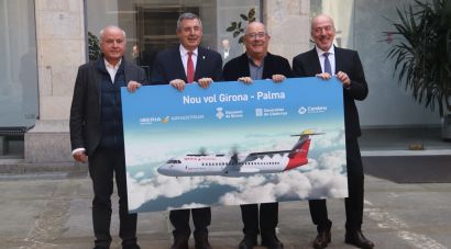 Girona recupera la ruta aèria amb Palma després de més d'una dècada