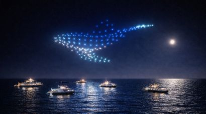 Sant Feliu de Guíxols celebra el 5è aniversari del Lumlab amb llum i tecnologia