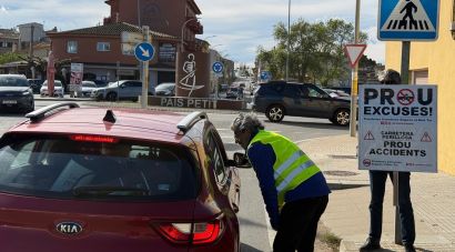Aprofiten la Processó de Verges per reclamar millores a les carreteres de la zona