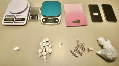 Detingut un home per dirigir un punt de venda de cocaïna a Sant Feliu de Guíxols