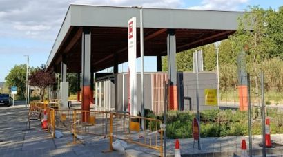 Reparen els desperfectes que les ventades van provocar a l'estació de busos de la Bisbal