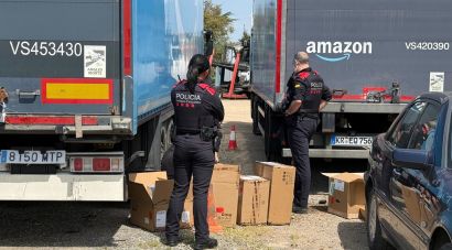 Detenen cinc camioners a Riudellots de la Selva per furtar la càrrega i simular el robatori