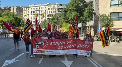 CCOO i UGT acusen la FOEG de bloquejar el conveni del comerç gironí