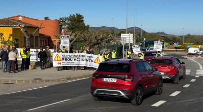 La plataforma del Baix Ter reclama 50 MEUR per millorar totes les carreteres pendents