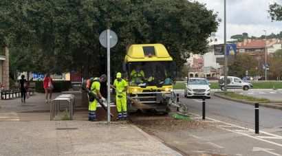 Girona intensifica la neteja i suspèn activitats per les fortes pluges