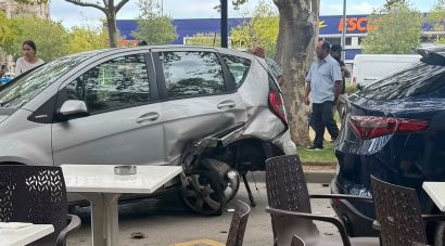 Detingut un conductor begut i drogat després de provocar un accident a Figueres