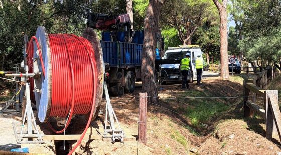 Endesa desballesta i soterra una línia de més de 2 quilòmetres al parc natural del Montgrí